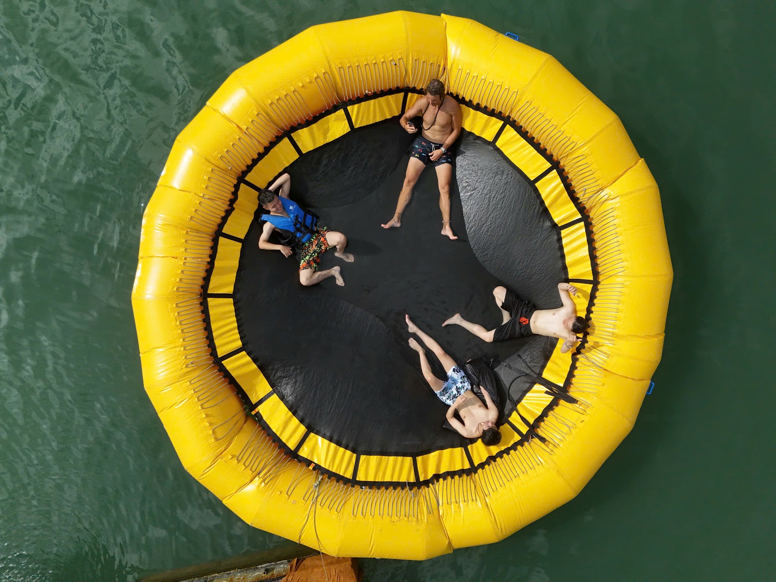 Floating Ocean Trampoline in Lan Ha Bay